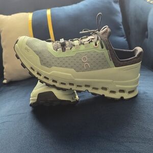 On Running Shoes with Mint and Black Accents